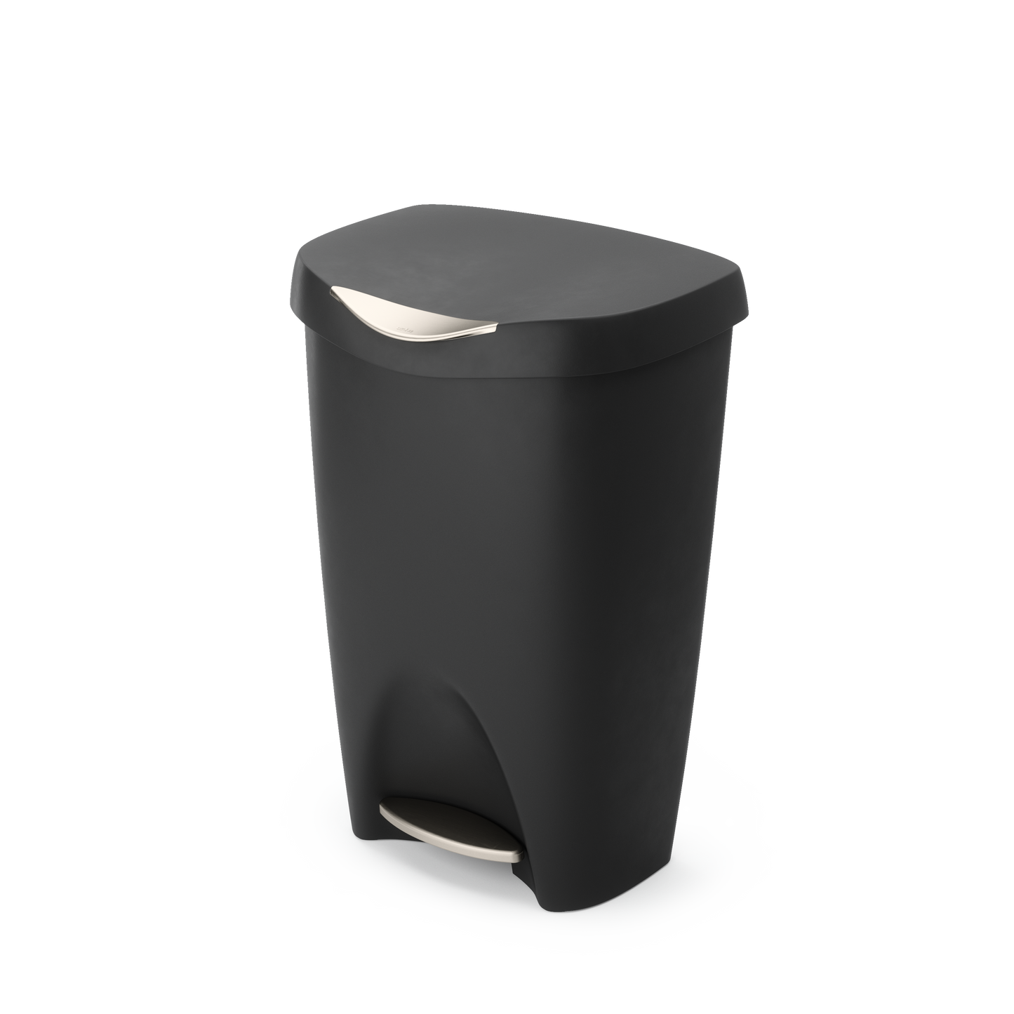 Brim Step On Trash Can: Nickel