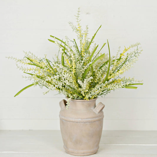 35310- 24in Millet Heather Bush-Cream yellow