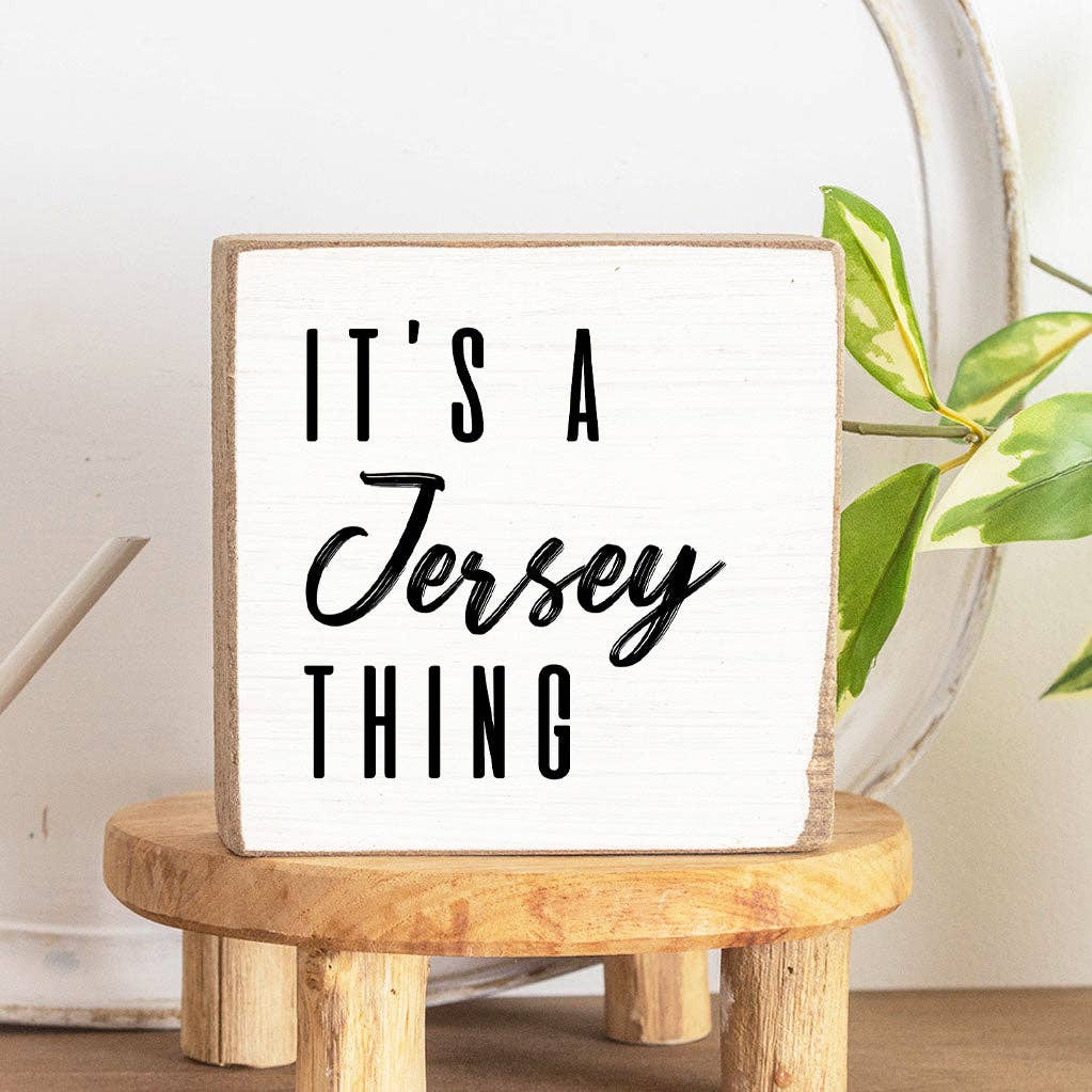 It's a Thing Personalized Block Sign | Wood Decor