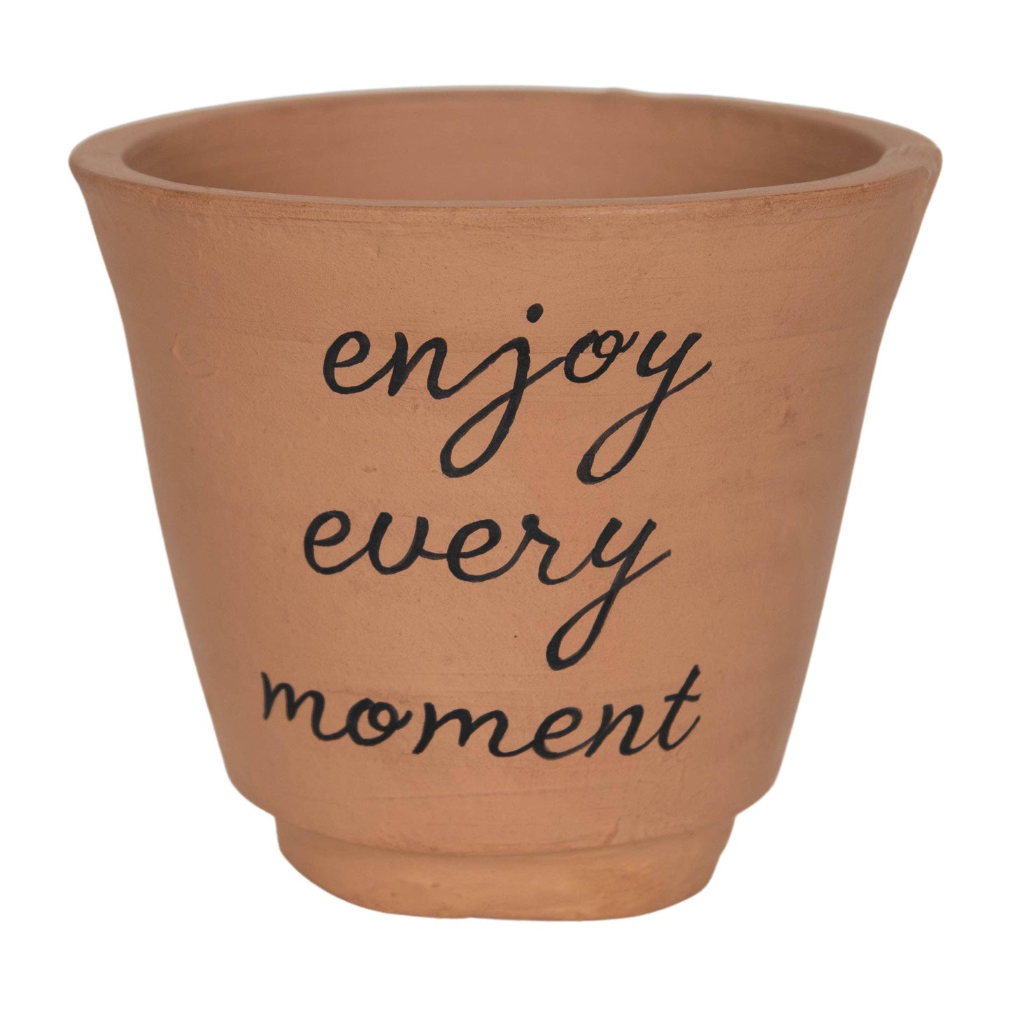 Enjoy Every Moment Terracotta Planter