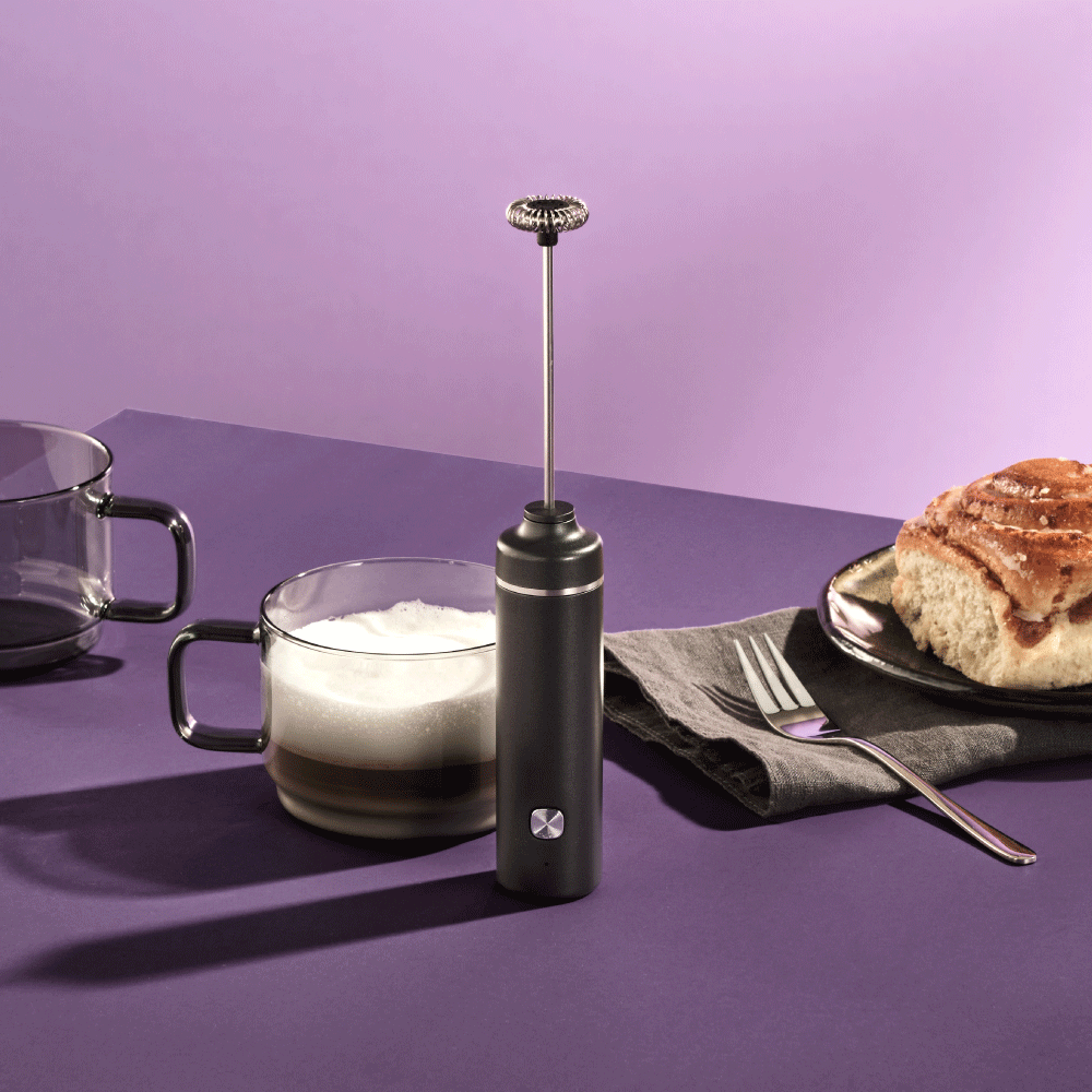 AdHoc Moro Electric Milk & Sauce Frother in Dark Grey