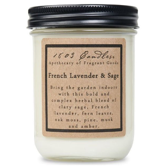 French Lavender and Sage Jar Candle