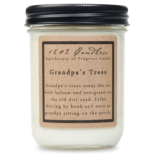 Grandpas Trees Jar Candle