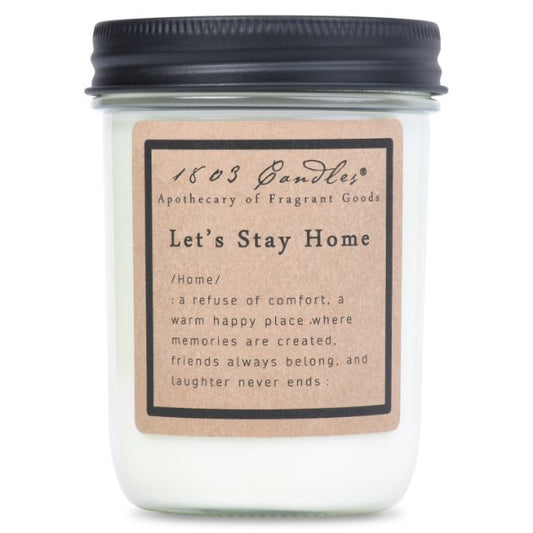 Lets Stay Home Jar Candle