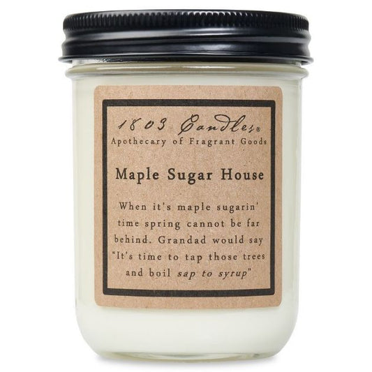 Maple Sugar House Jar Candle