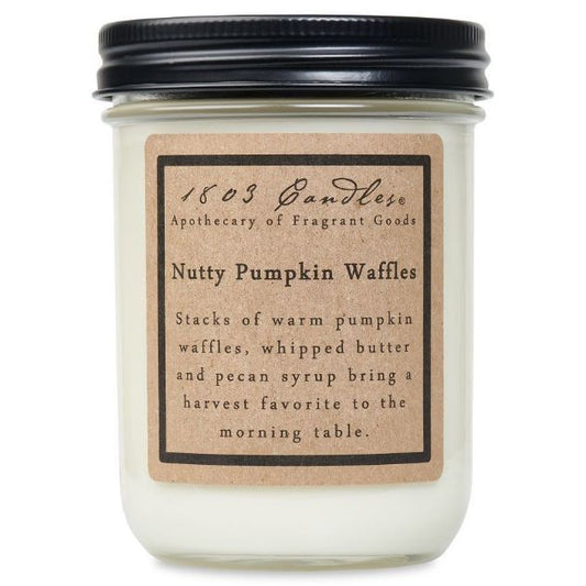 Nutty Pumpkin Waffel Candle