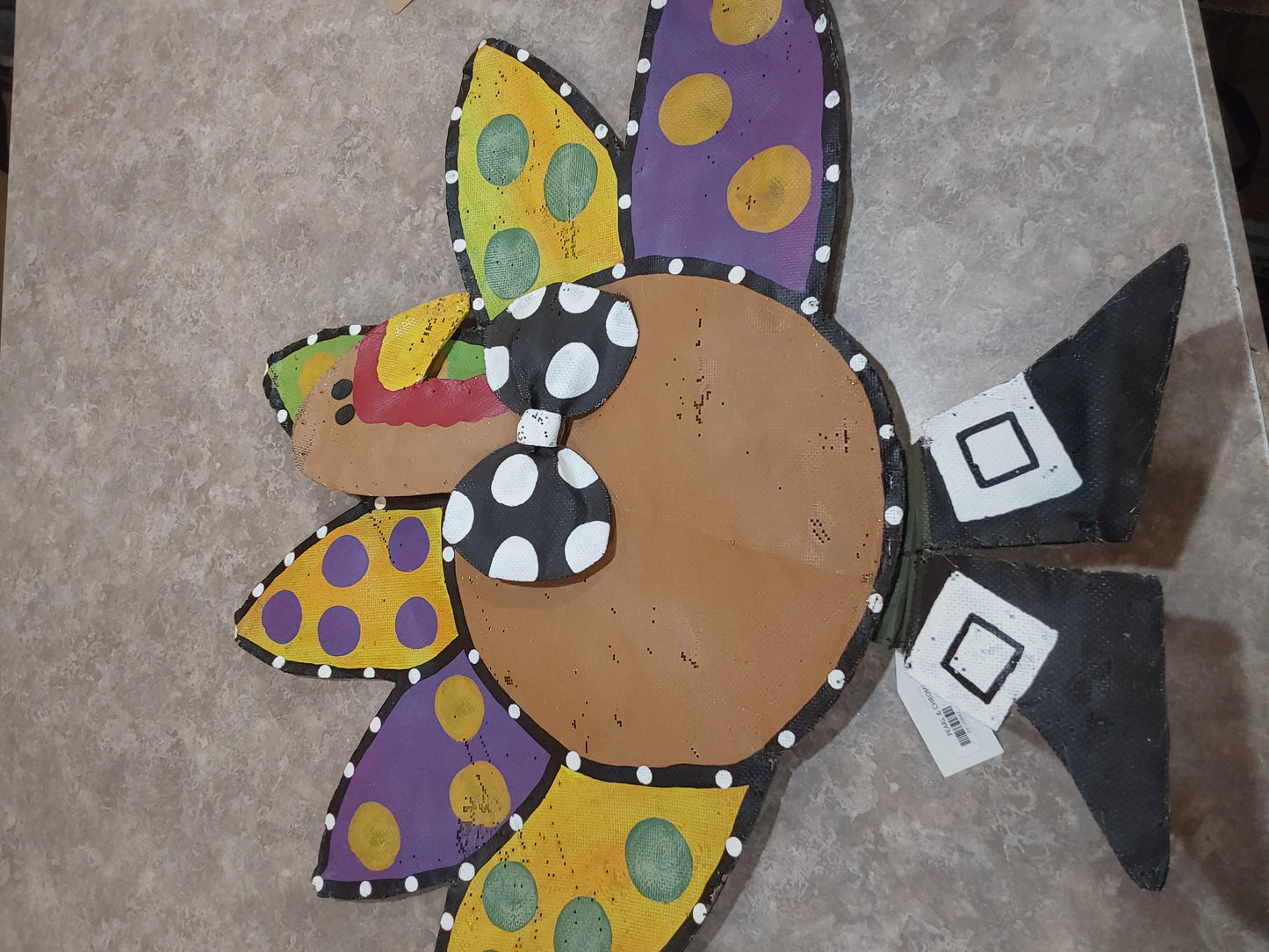 Colorful Turkey Door Hanger