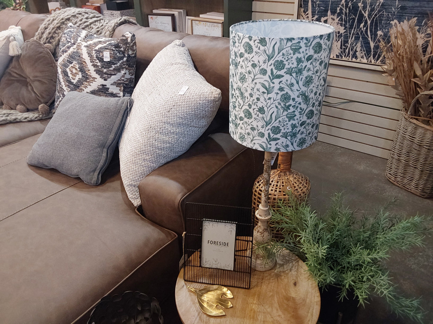 Green Botanical Buffet Lamp 40W Max