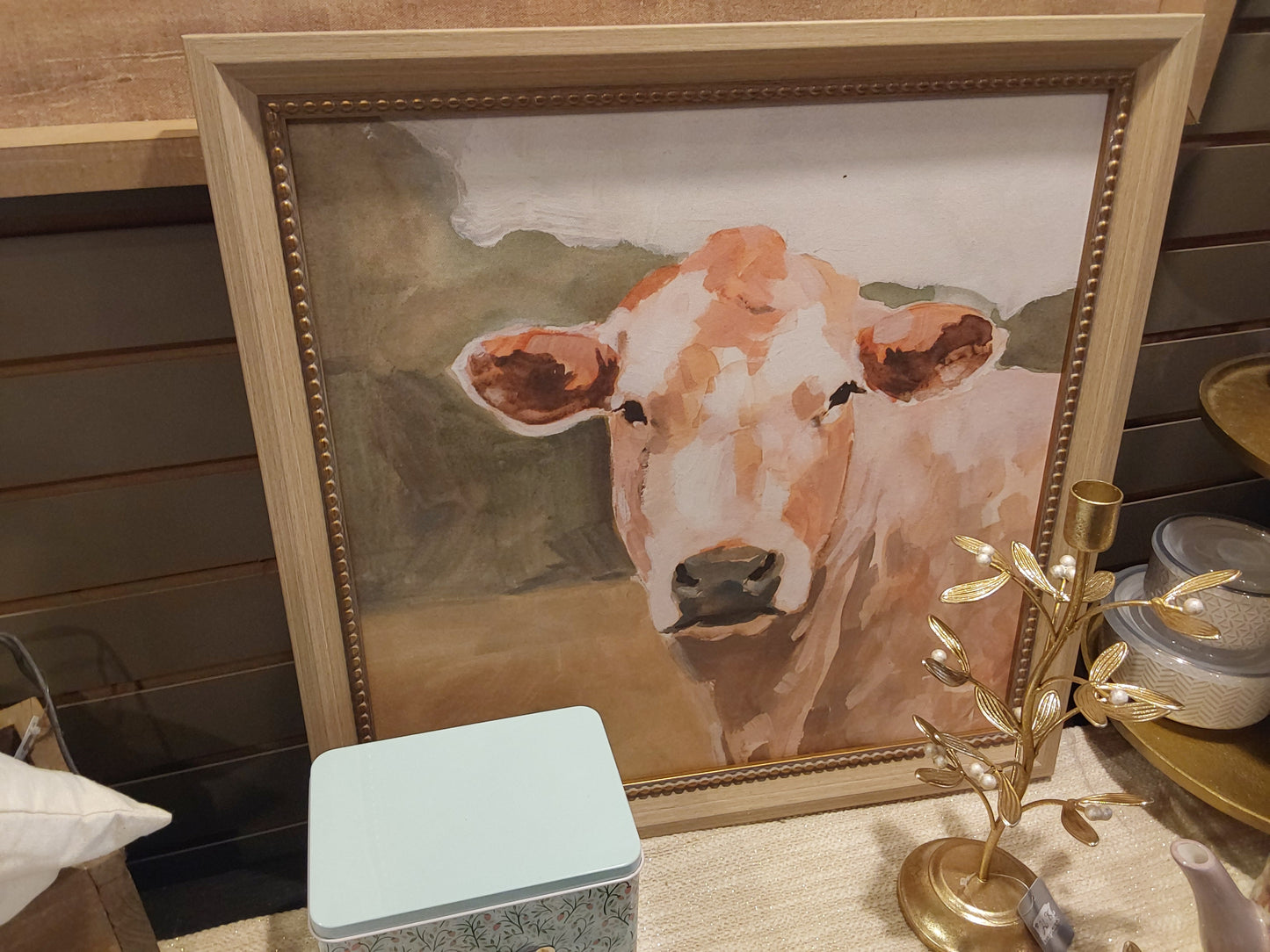 Painterly Cow Wall Decor