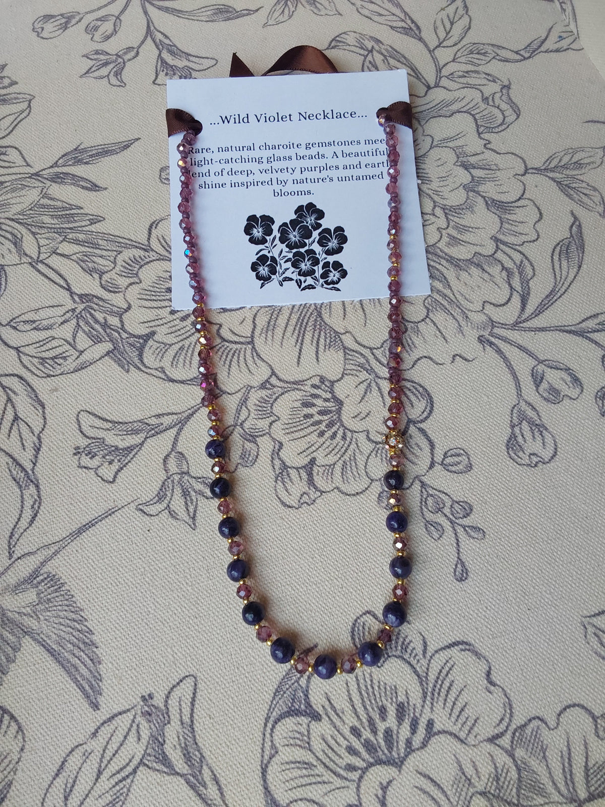 Wild Violet Necklace