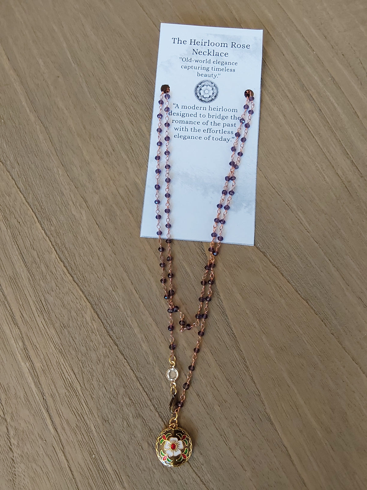 The Heirloom Rose Necklace