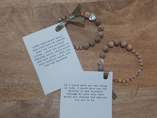 Chys Druzy Agate Thinking of you Bracelet