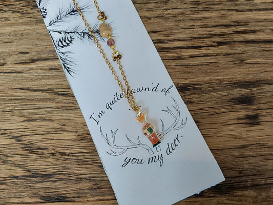 Whimsical Deer Necklace