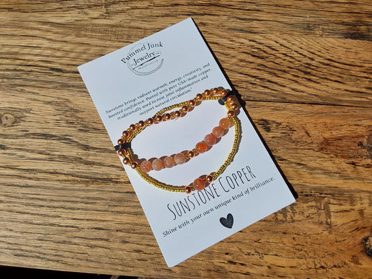 Chy Set Of Two Copper Bracelets
