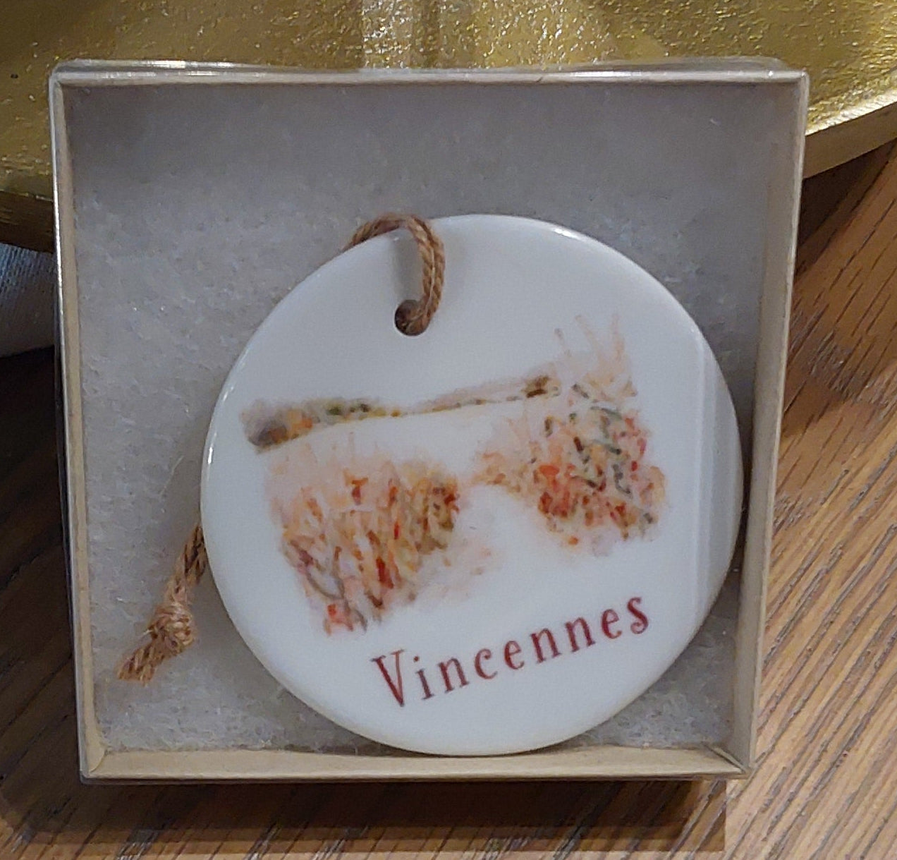 Fall Cornfield Vincennes Ornament