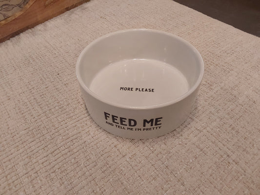 Feed Me pet dish