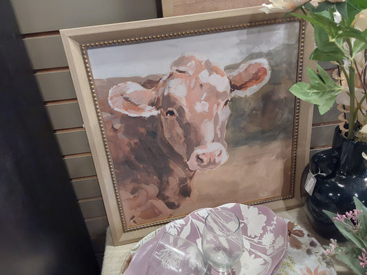 Painterly Cow Wall Decor