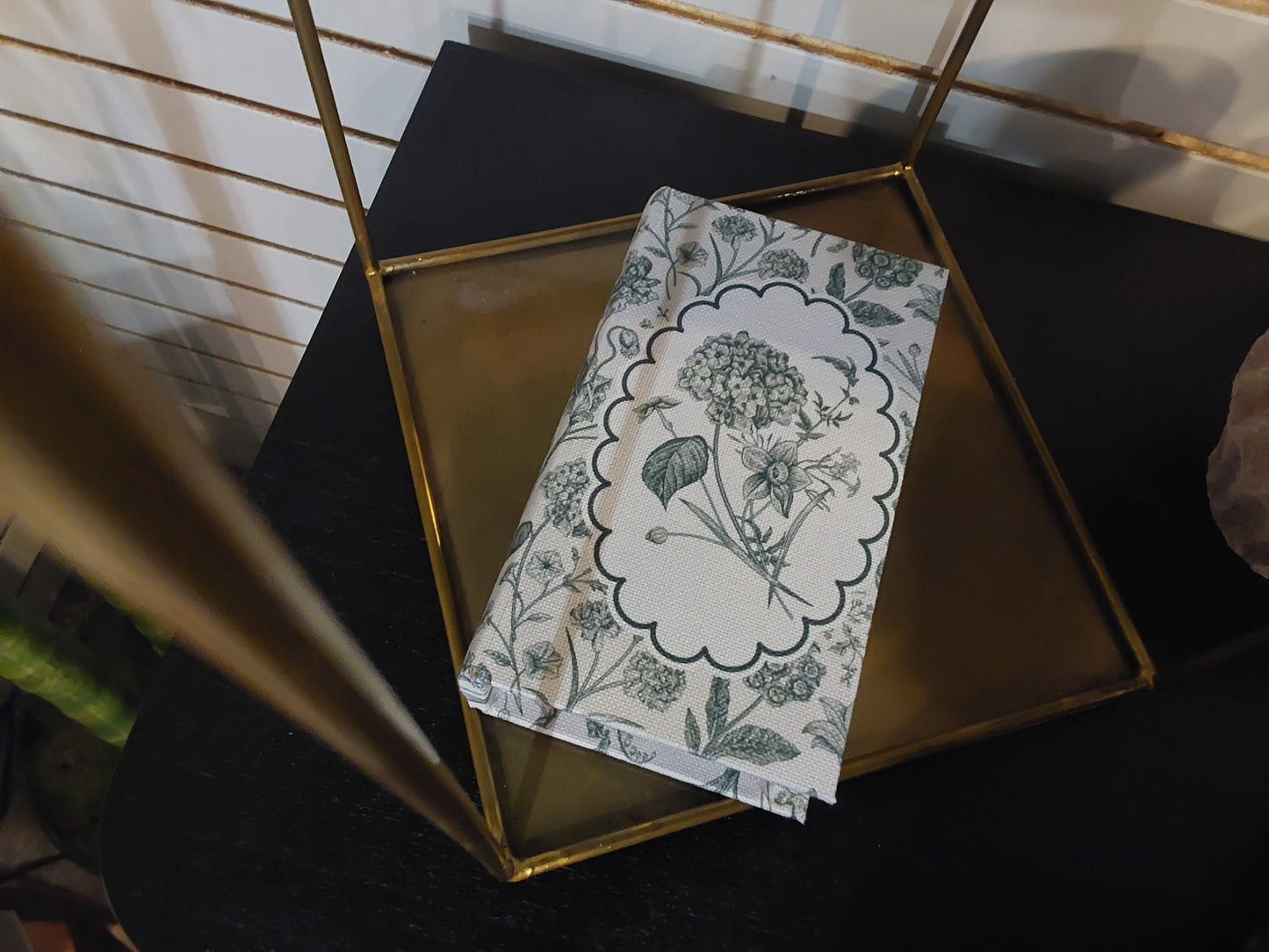 Green Botanical Book Decor