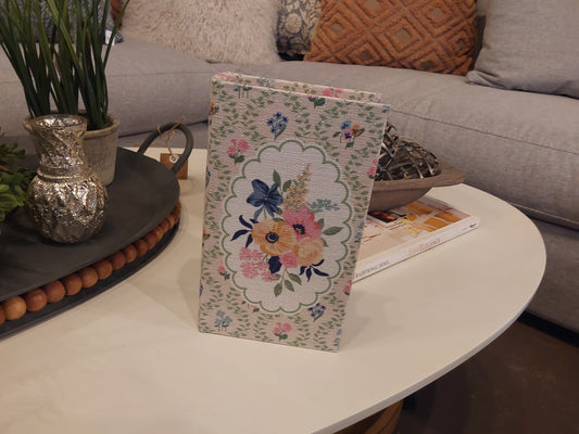 Cottagecore Floral Book Decor