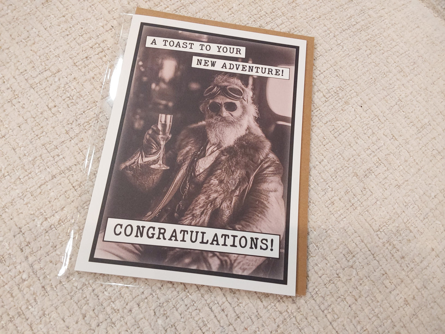 A Toast To Your New Adventure Card