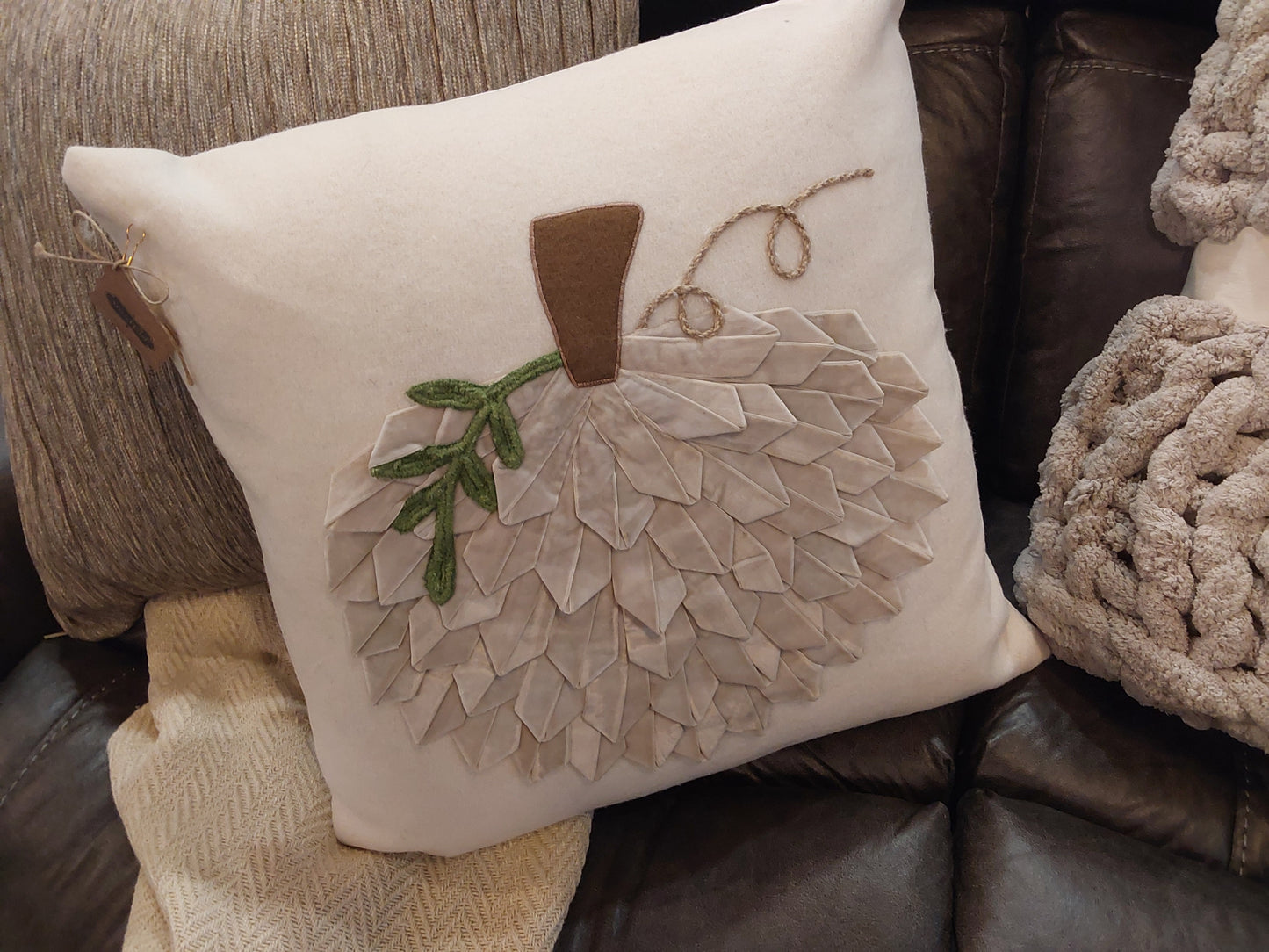 Velvet Pumpkin Pillow