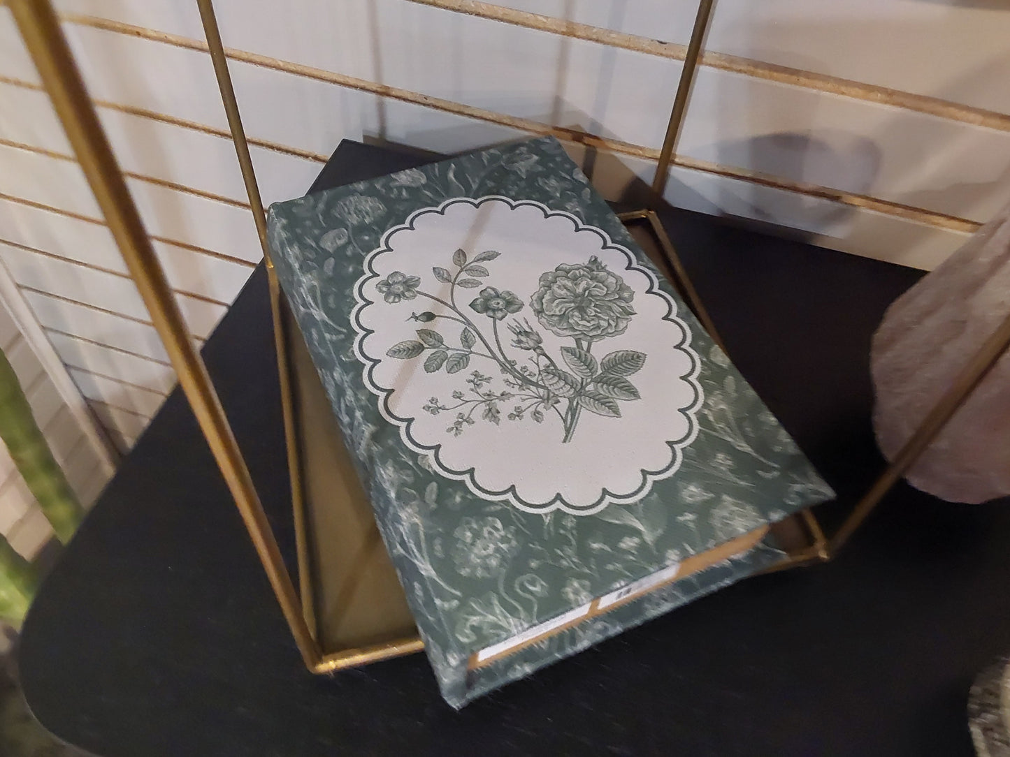 Green Botanical Book Decor
