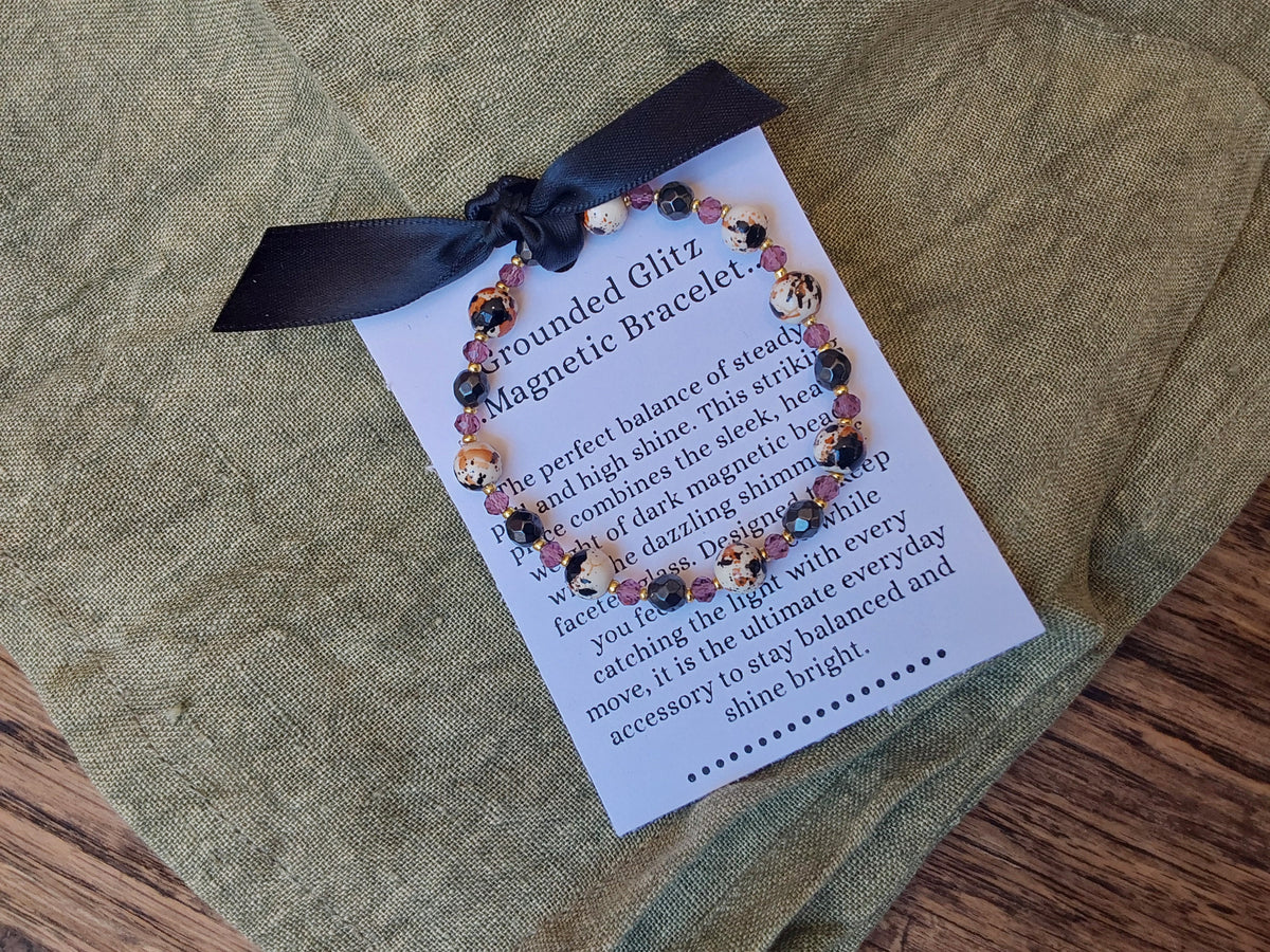 Grounded Glitz Magnetic Bracelet