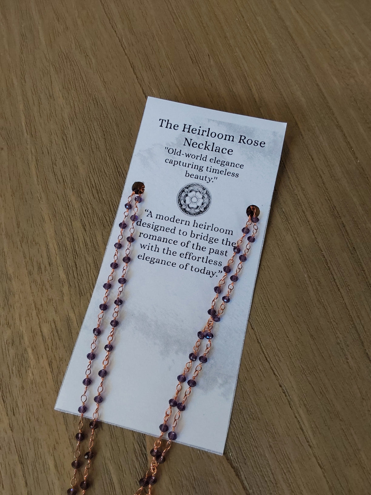 The Heirloom Rose Necklace