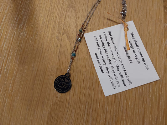 Chy Isaiah 40;31 Necklace (Random bead option)
