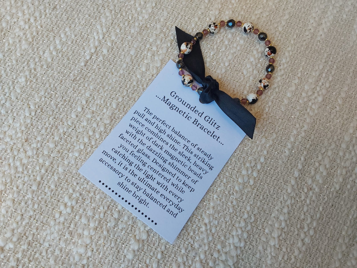 Grounded Glitz Magnetic Bracelet