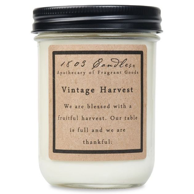 Vintage Harvest Jar Candle