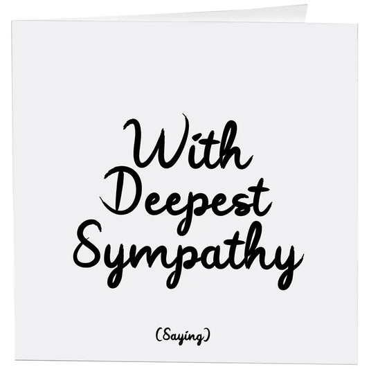 With Deepest Sympathy Card