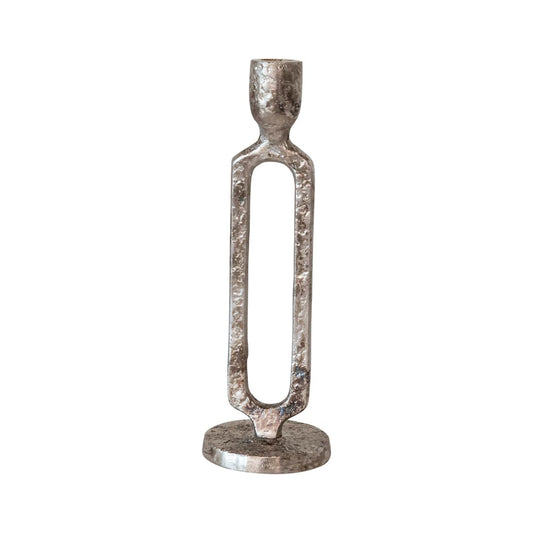 Aluminum Taper Holder, Oxidized Silver Finish