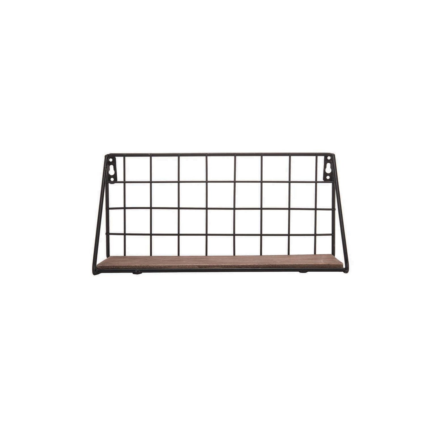 Metal Grid Wall Shelf Small