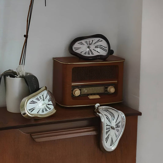 DALI MELTING CLOCK: Gold