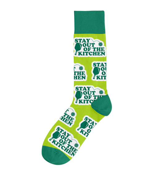 Stay Out Of The Kitchen Pickleball Socks