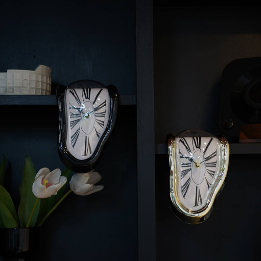 DALI MELTING CLOCK: Black