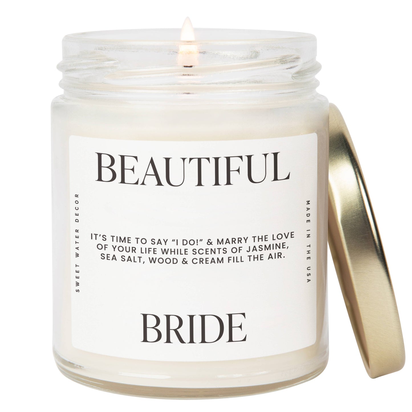 Beautiful Bride 9 oz Soy Candle - Gifts & Home Decor