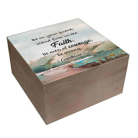 Keepsake Box Be On Your Guard 1Cor.16:13